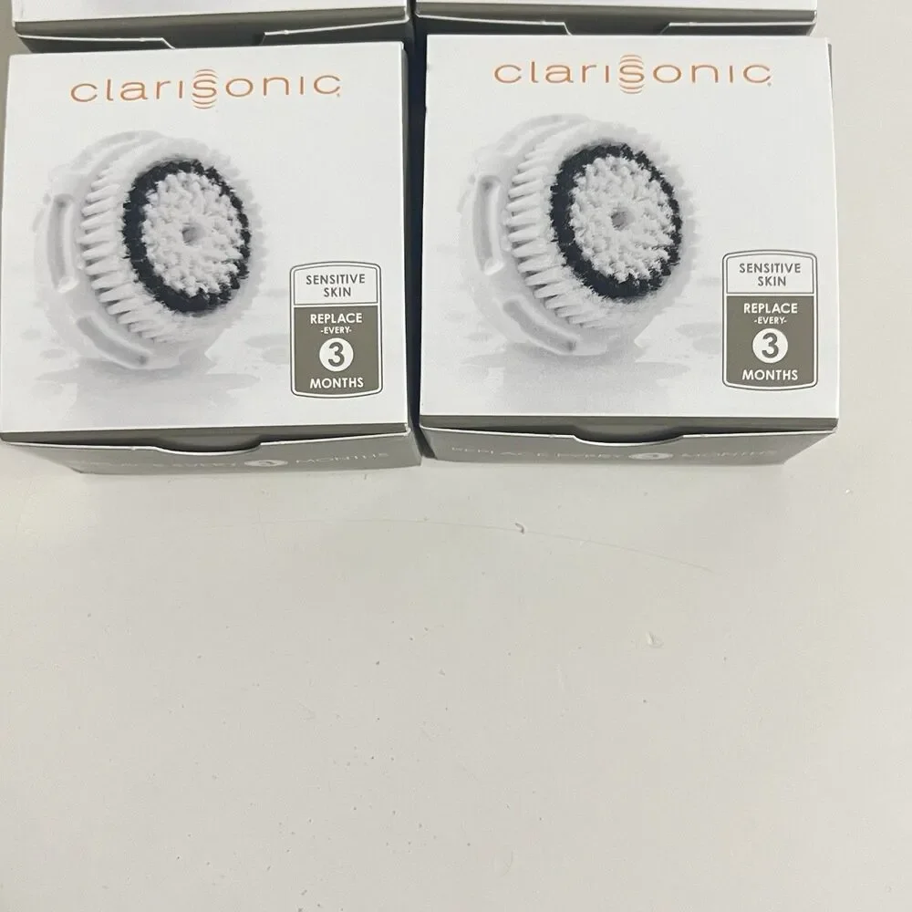 Clarisonic Skin Cleaning Replacement Brush Head for Sensitive Skin Lot of 5 NEW